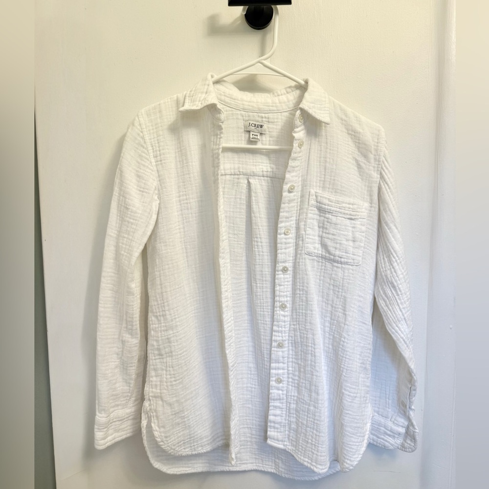 J. Crew Women’s Double Gauze button up shirt